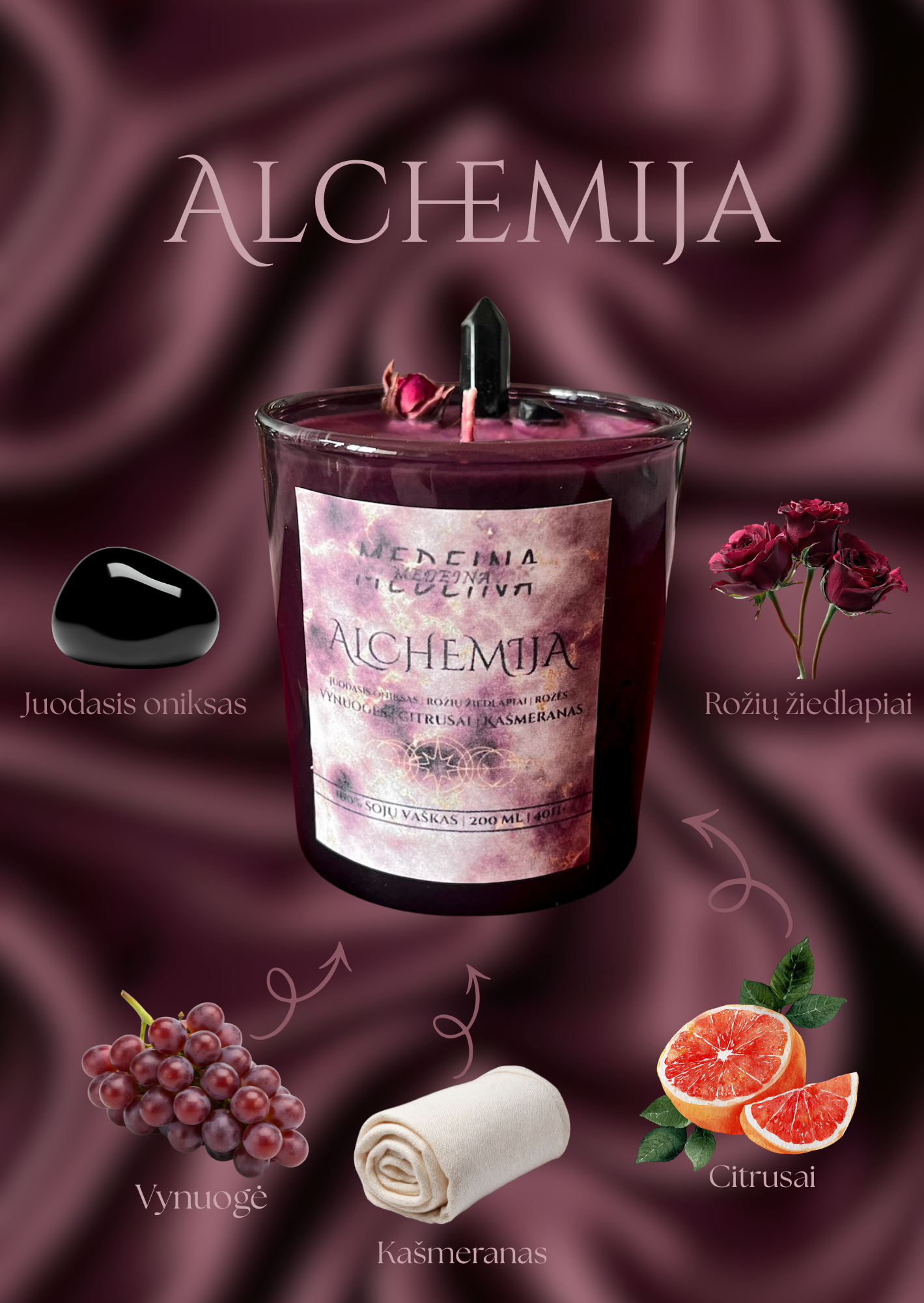 Žvakė „Alchemija“